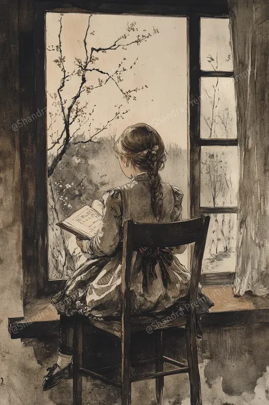 Romantic Vintage Watercolor Scenes
