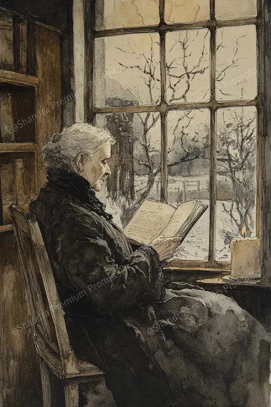 Romantic Vintage Watercolor Scenes