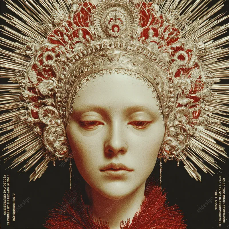 Crimson Sacred Iconography