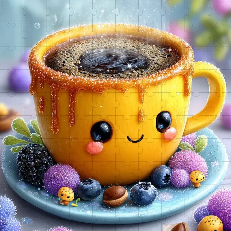 Painterly Kawaii Storybook Whimsy