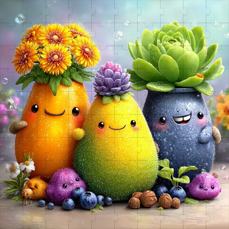 Painterly Kawaii Storybook Whimsy