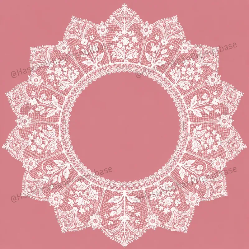 Vintage Lace Frame Border Designs
