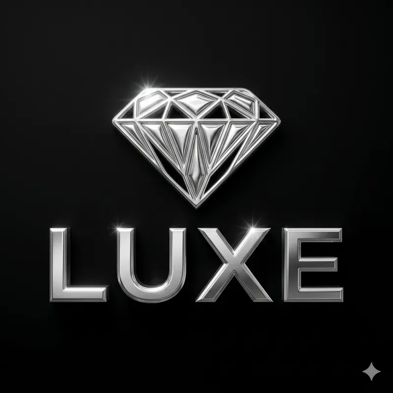 Highly Reflective 3D Silver Chrome Logos