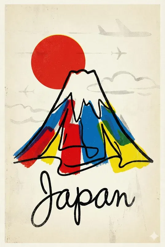 1960s Jet Age Vintage Travel Posters