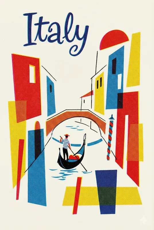 1960s Jet Age Vintage Travel Posters