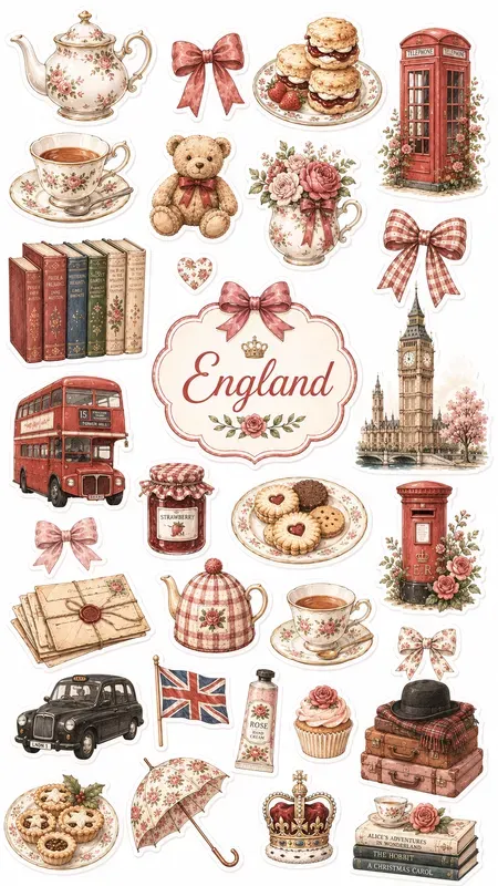 Coquette Collections Of Icons Stickers