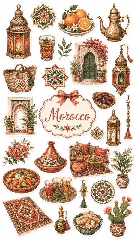 Coquette Collections Of Icons Stickers