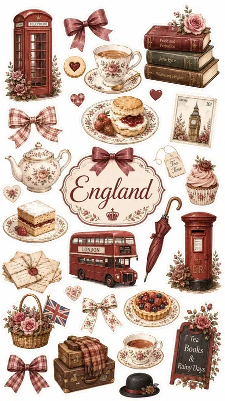 Coquette Collections Of Icons Stickers