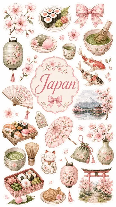 Coquette Collections Of Icons Stickers