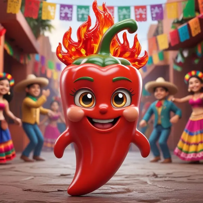 Adorable 3D Anthropomorphic Fruits Vegs
