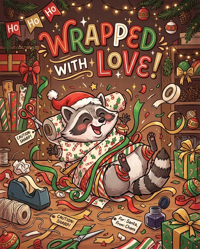 Funny Chaotic Christmas Posters
