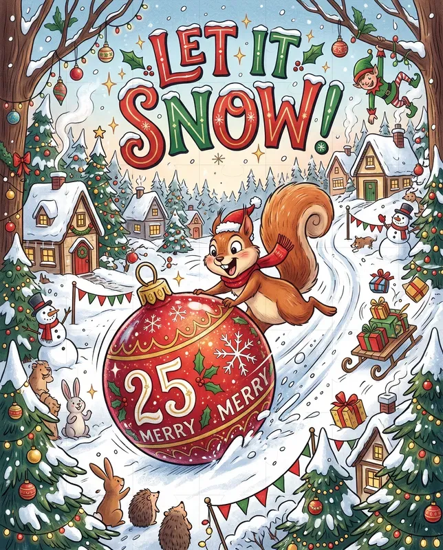 Funny Chaotic Christmas Posters