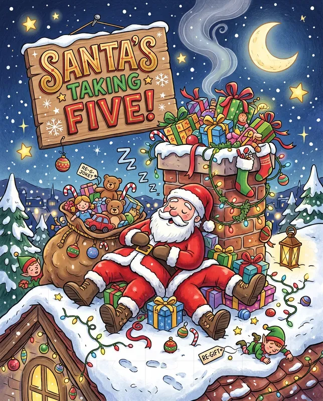 Funny Chaotic Christmas Posters