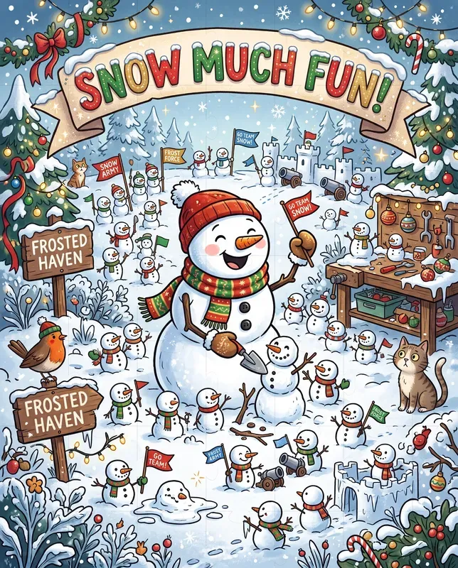 Funny Chaotic Christmas Posters