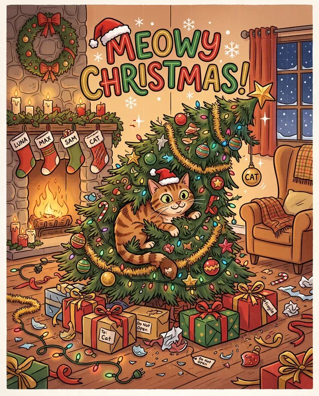 Funny Chaotic Christmas Posters