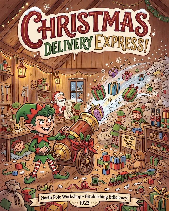 Funny Chaotic Christmas Posters