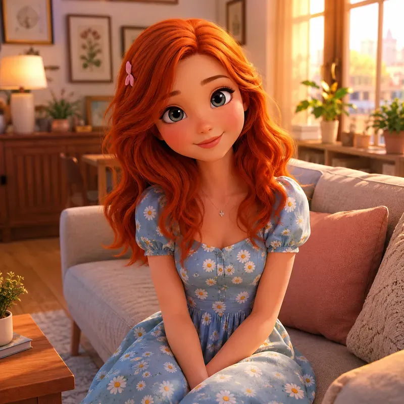 Cute 3D Animated Girl Portraits