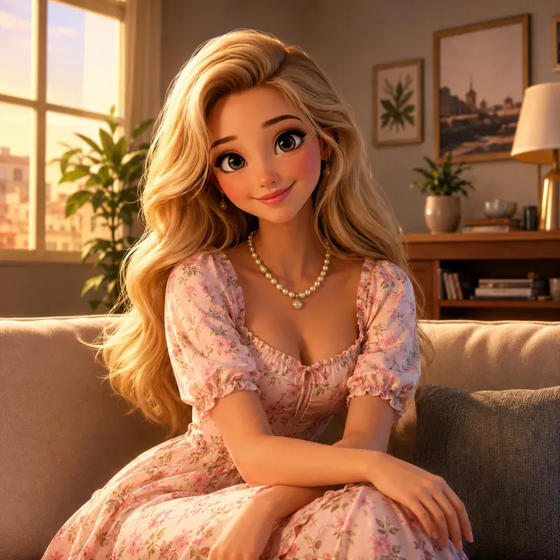 Cute 3D Animated Girl Portraits