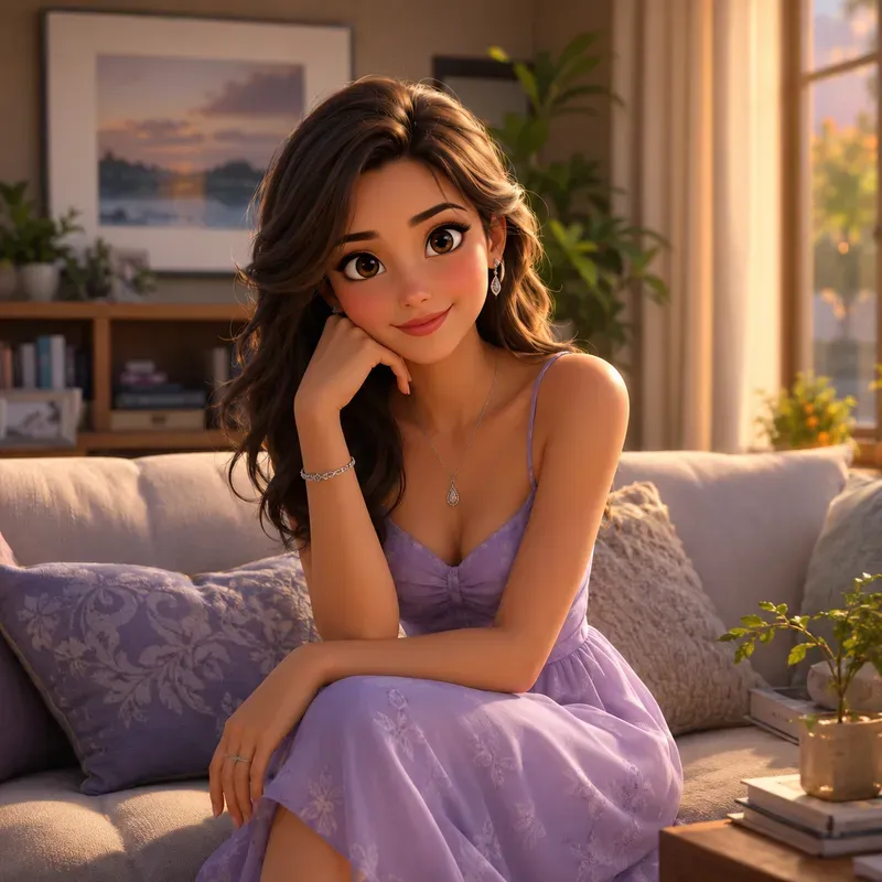 Cute 3D Animated Girl Portraits