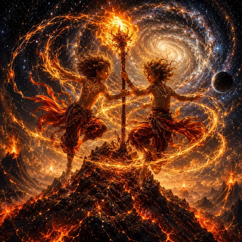 Celestial Staff Bearers