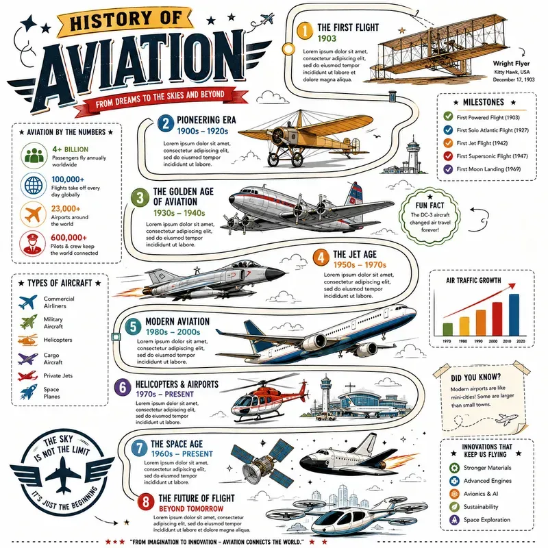 Retro Roadmap Infographic Poster Packs