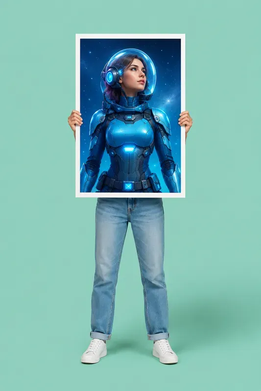 Hero Frame Illusion Posters