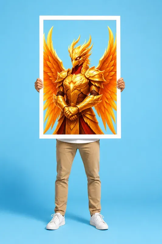 Hero Frame Illusion Posters
