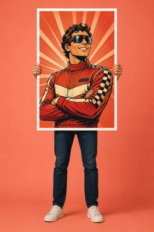 Hero Frame Illusion Posters