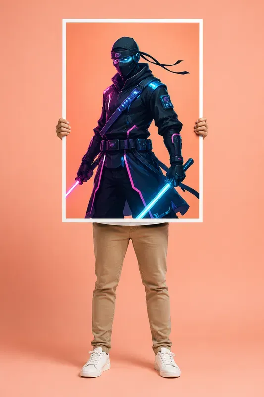 Hero Frame Illusion Posters