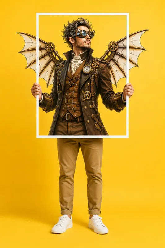 Hero Frame Illusion Posters