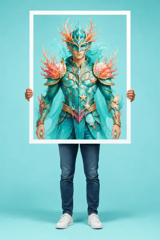 Hero Frame Illusion Posters
