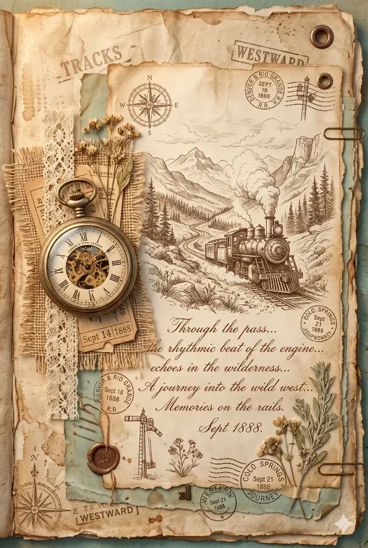 Wild West Junk Journal Digital Papers