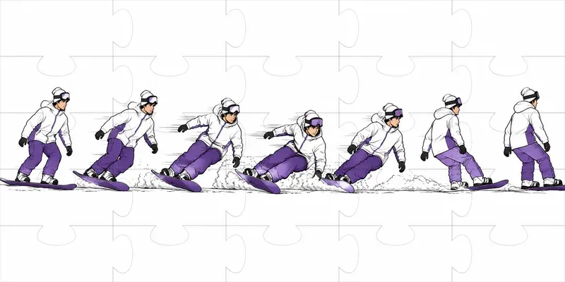 Sequential Motion Strip Action Art