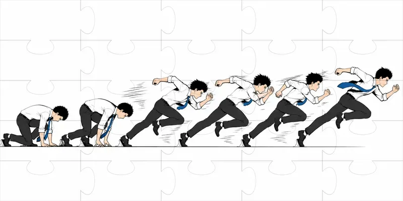 Sequential Motion Strip Action Art