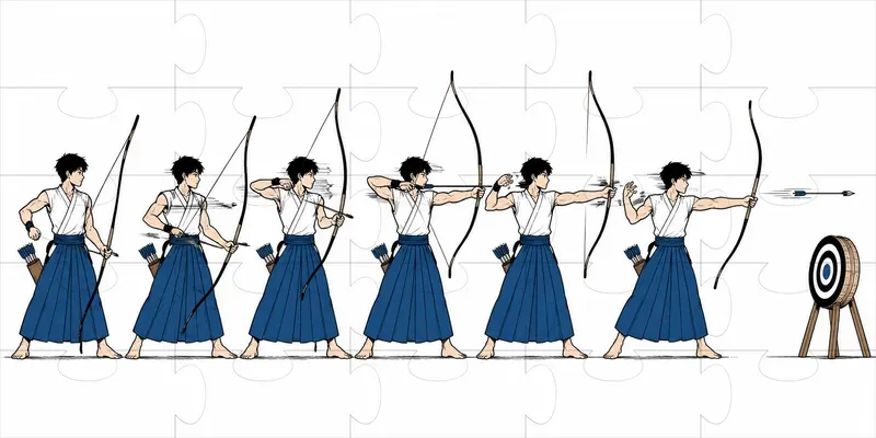 Sequential Motion Strip Action Art