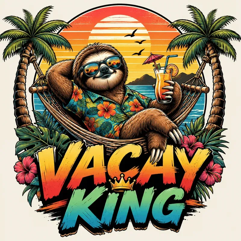 Retro Tropical Mascot Tshirt Designs