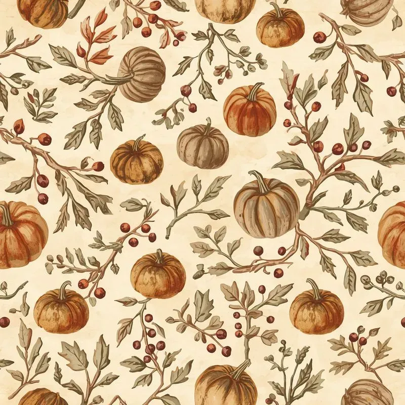 Vintage Botanical Seamless Patterns