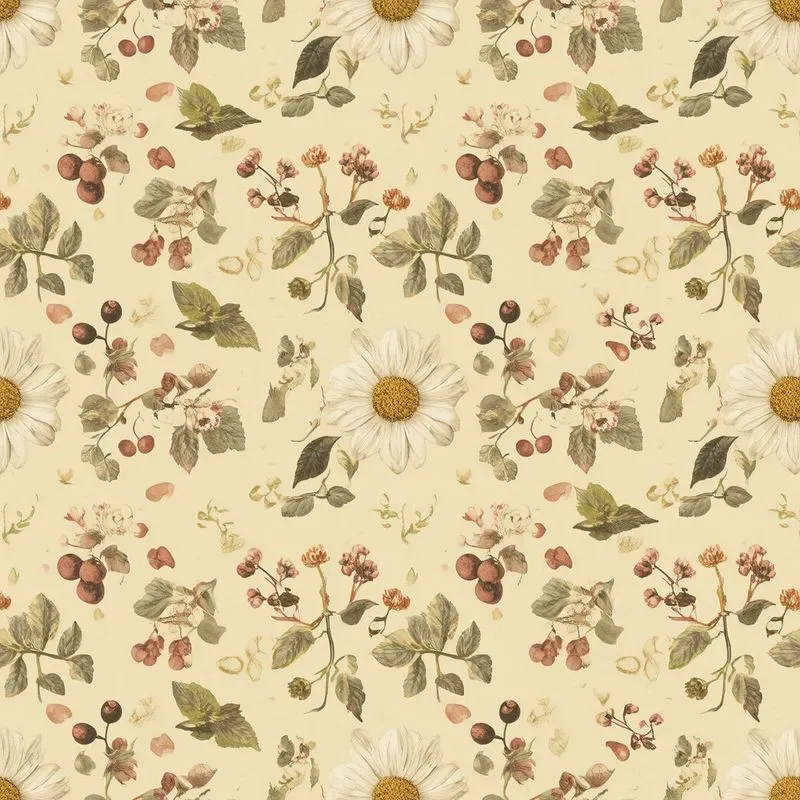 Vintage Botanical Seamless Patterns