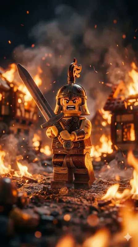 Cinematic Emotional Lego Minifigures