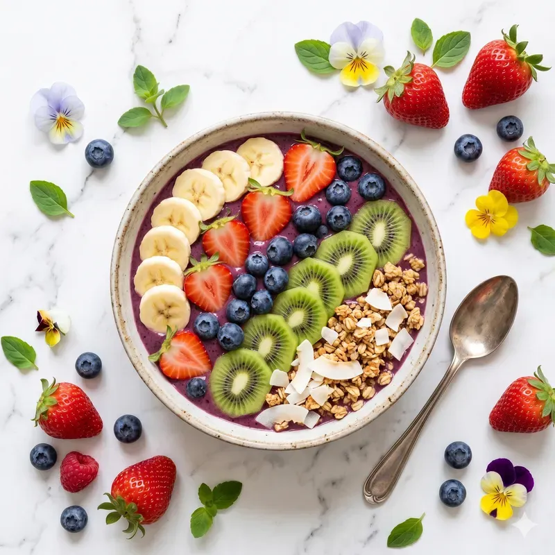 Food Flat Lay Photography Custom Style