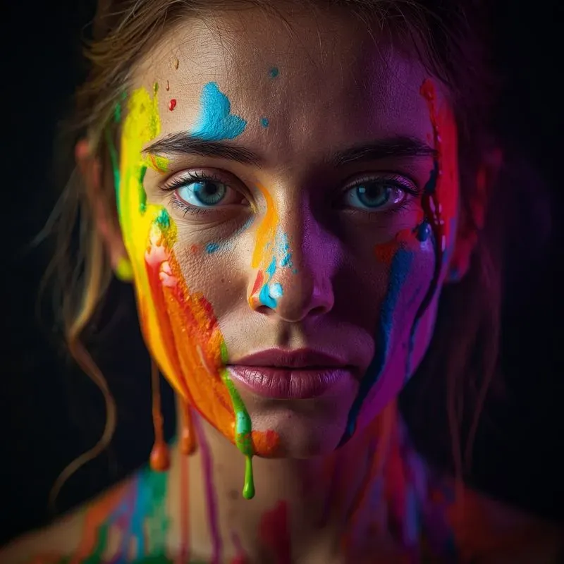 Colorful Abstract Portraits