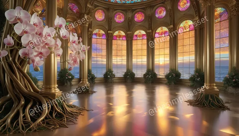 Surreal Art Nouveau Interiors