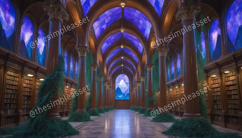 Surreal Art Nouveau Interiors