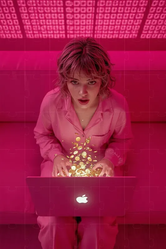 Ultra Realistic 3D Money Laptop Scenes