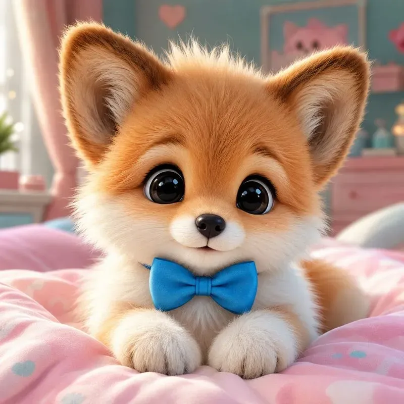Cute 3D Baby Animal Portraits
