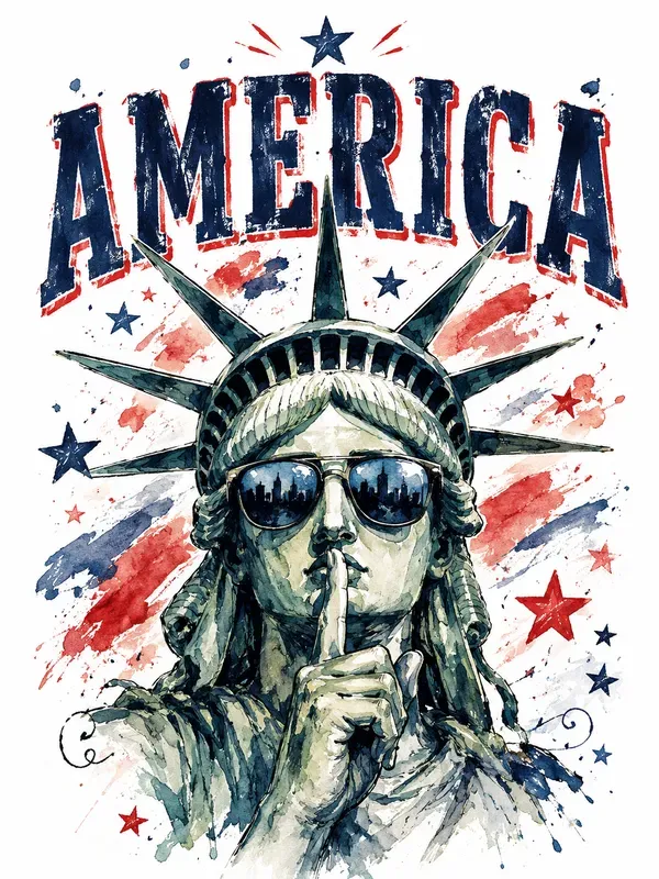 America Independence Day Retro Tshirts