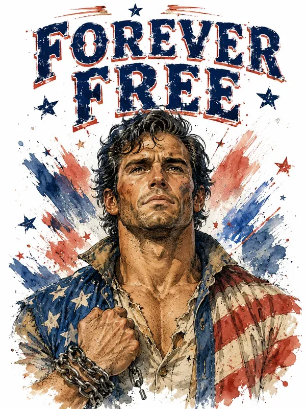 America Independence Day Retro Tshirts