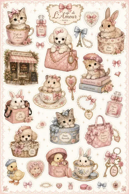 Coquette Pocket Pet Sticker Generator