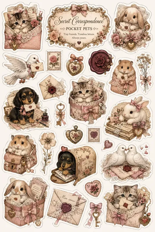 Coquette Pocket Pet Sticker Generator