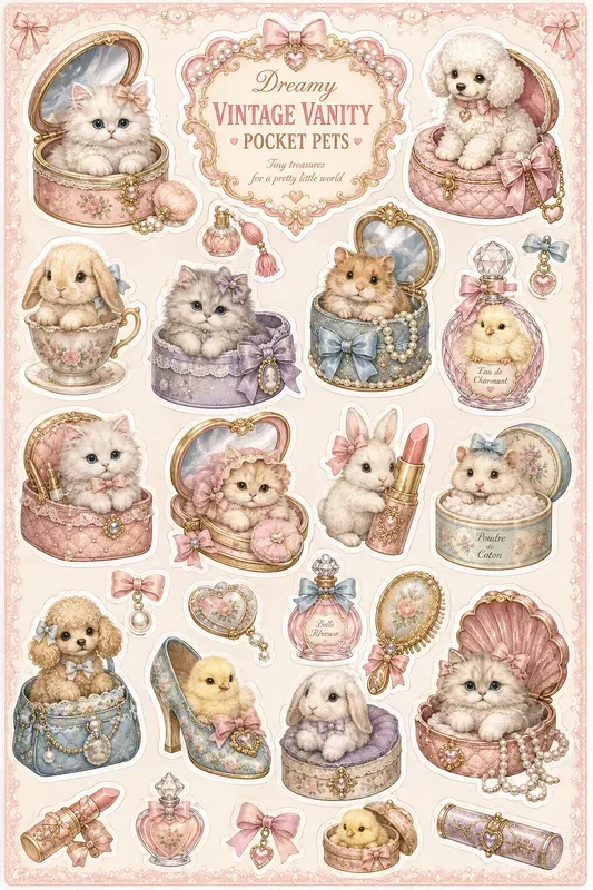 Coquette Pocket Pet Sticker Generator